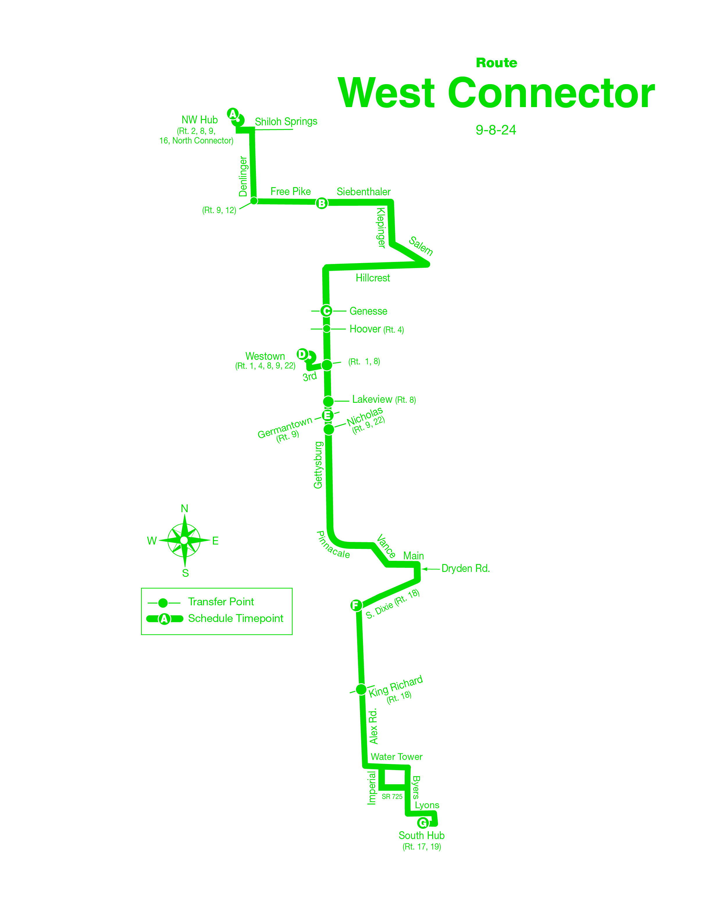 west connector map jan 5