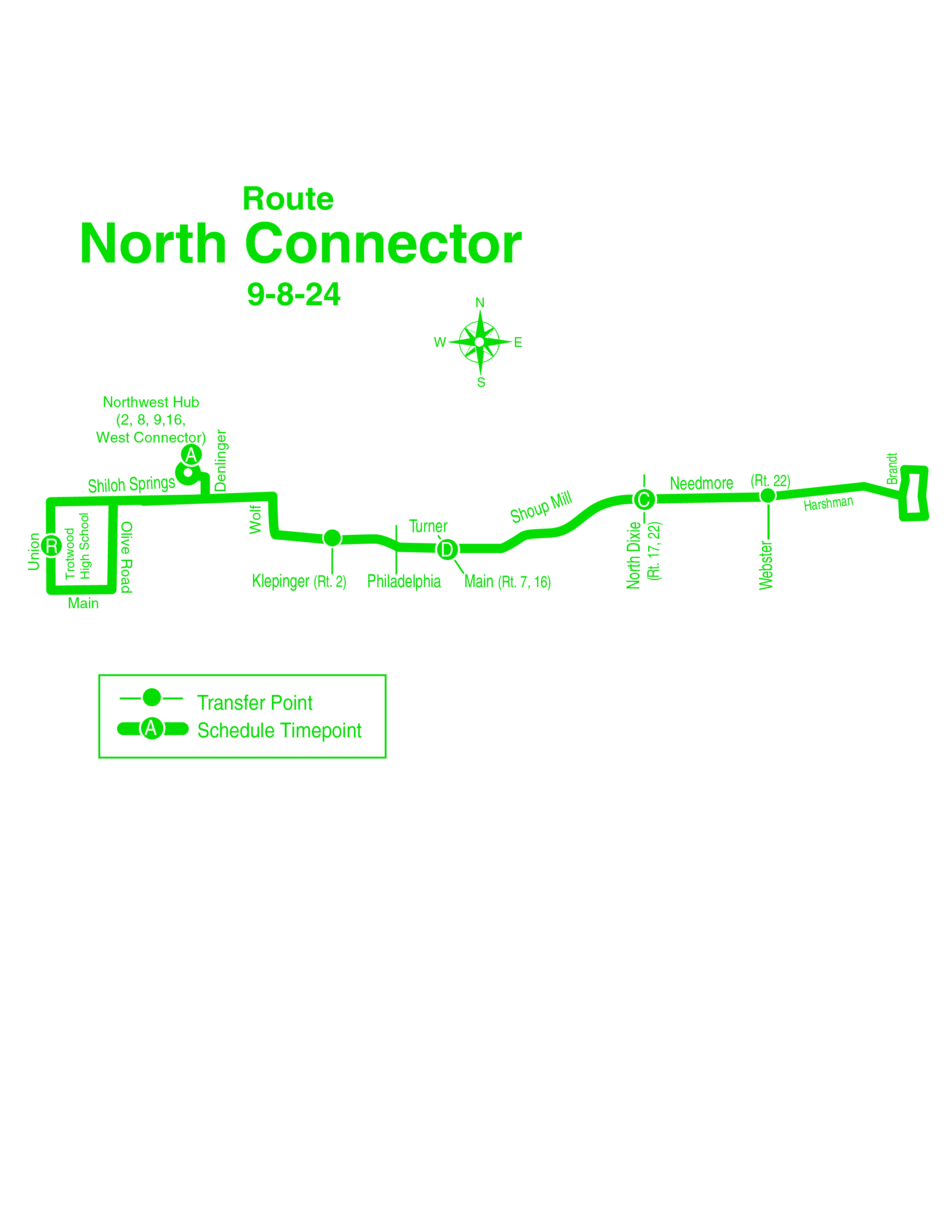 north connector map jan 5