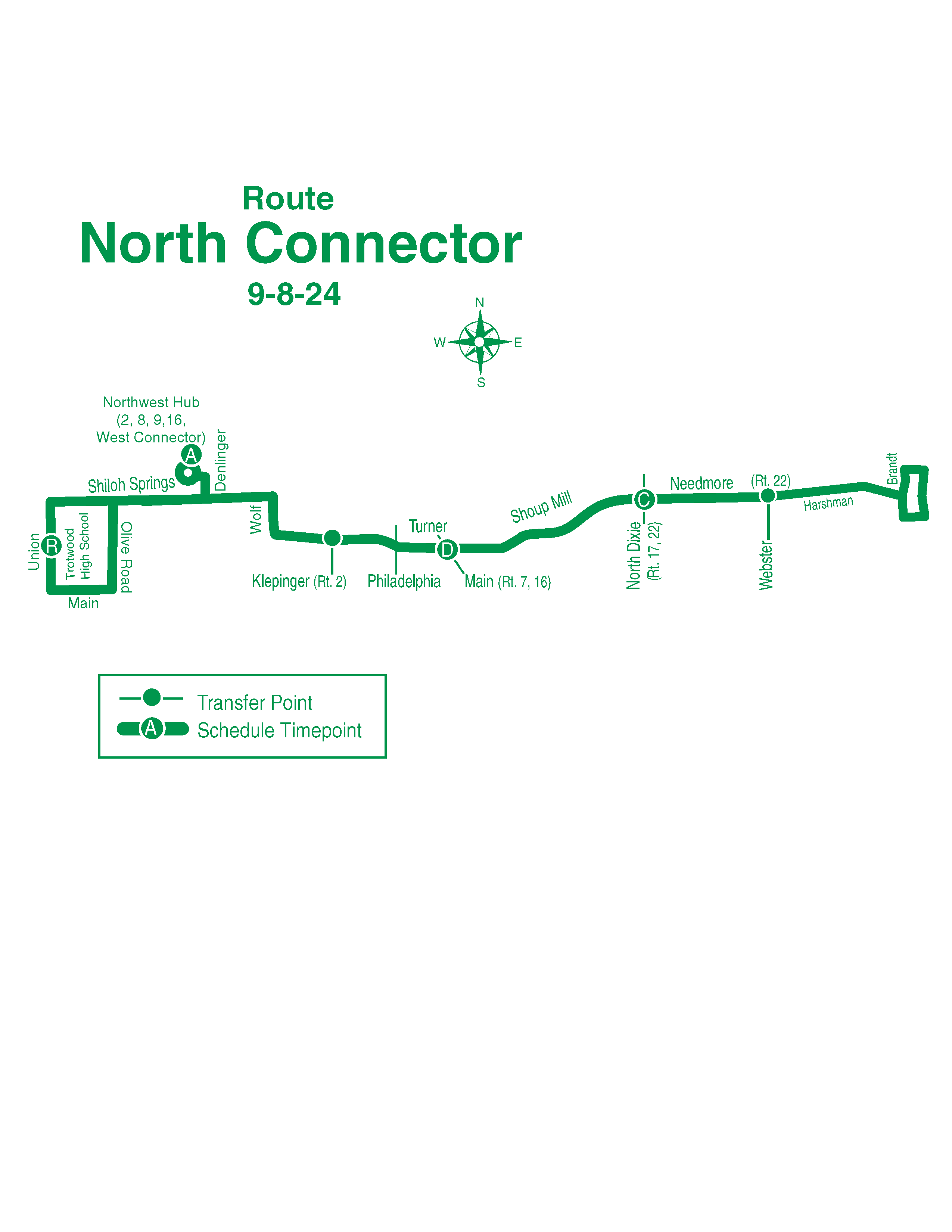 north community connector map