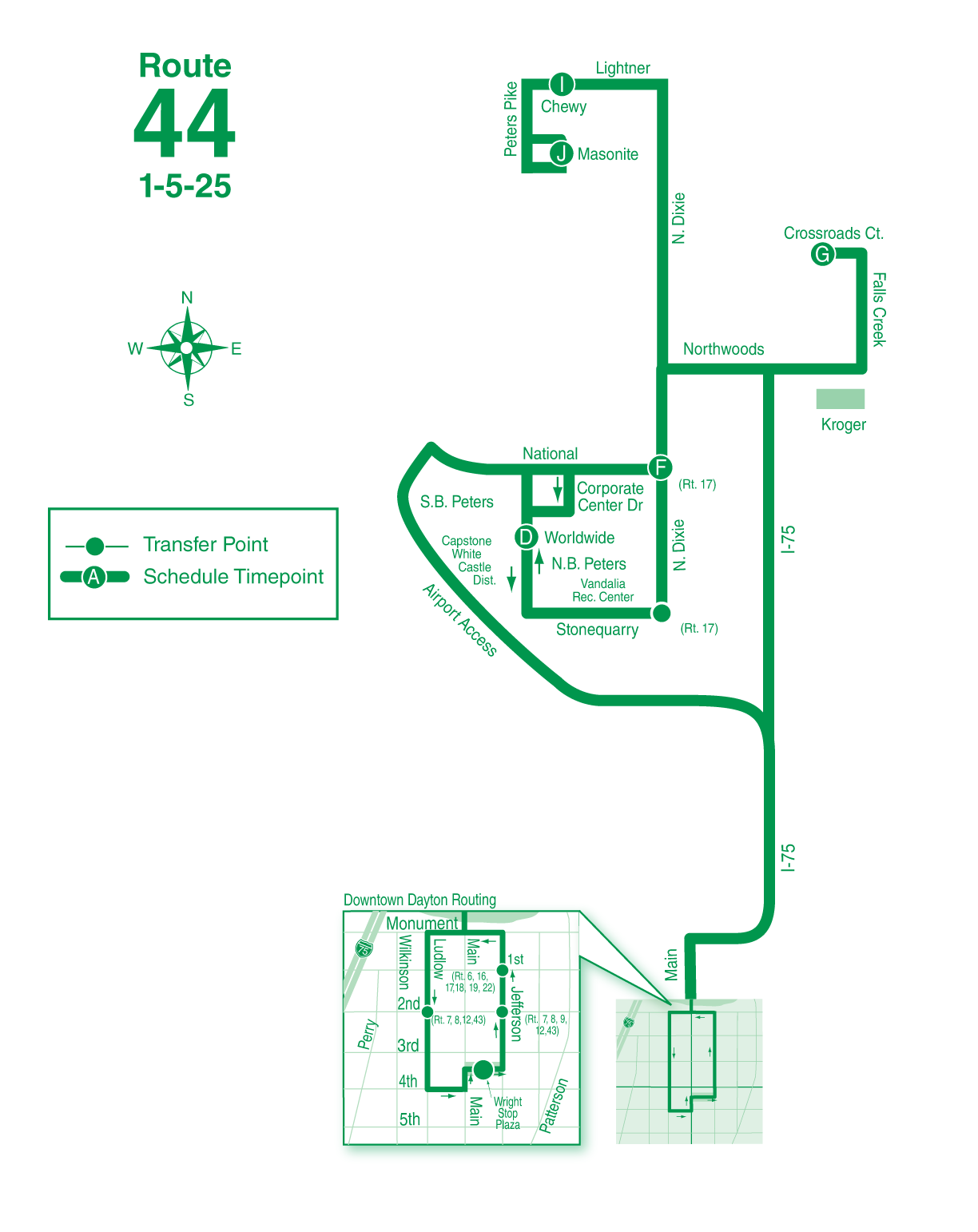 route 44 map